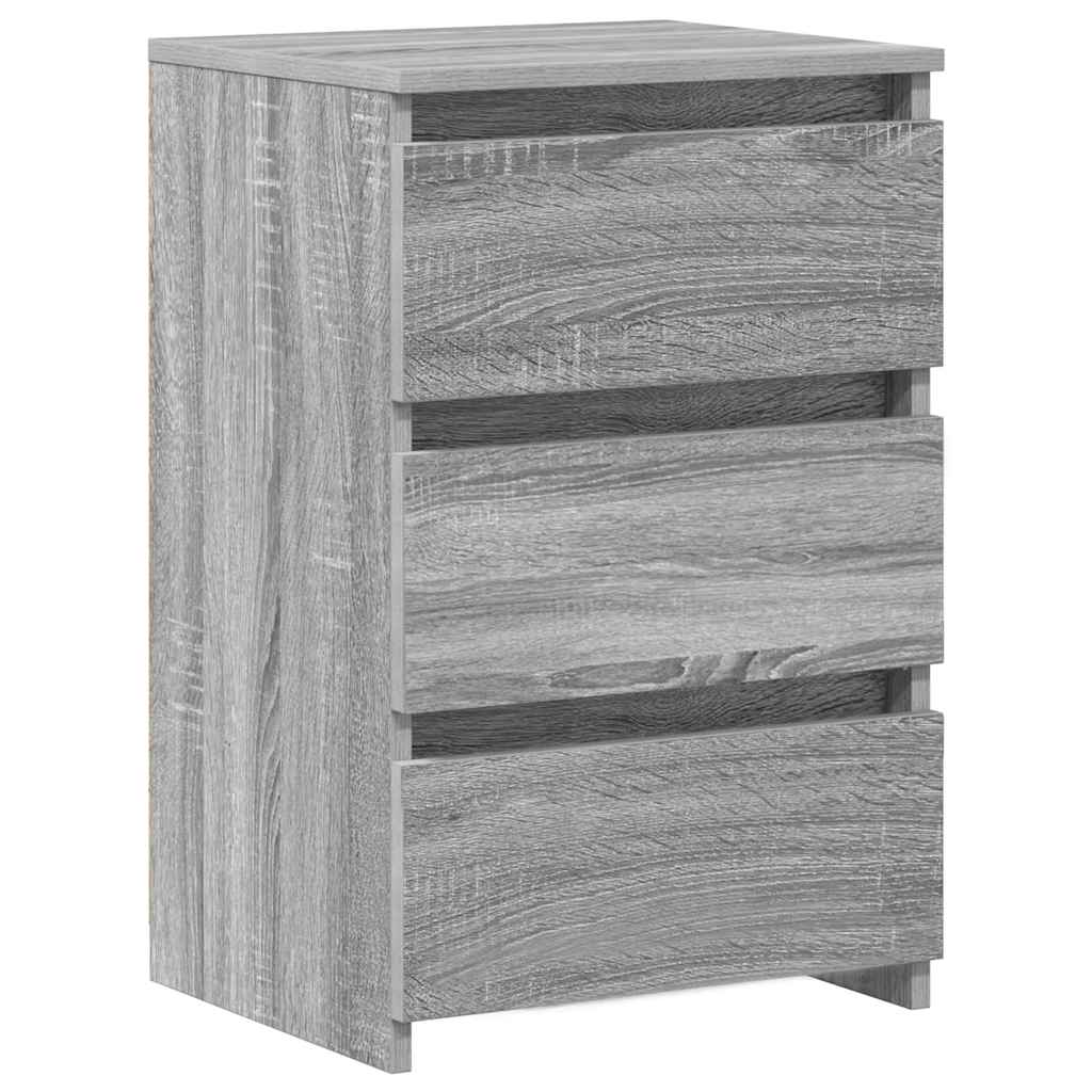 Bed Cabinets 2 pcs  Grey Sonoma 40x35x62.5 cm Engineered Wood