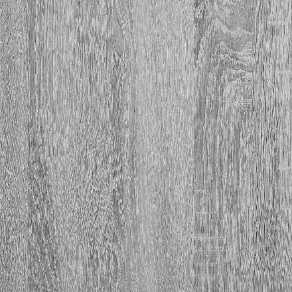 Dining Table Grey Sonoma 140x74.5x76 cm Engineered Wood