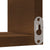 Wall Corner Shelves 2 pcs Brown Oak 40x40x50 cm Engineered Wood