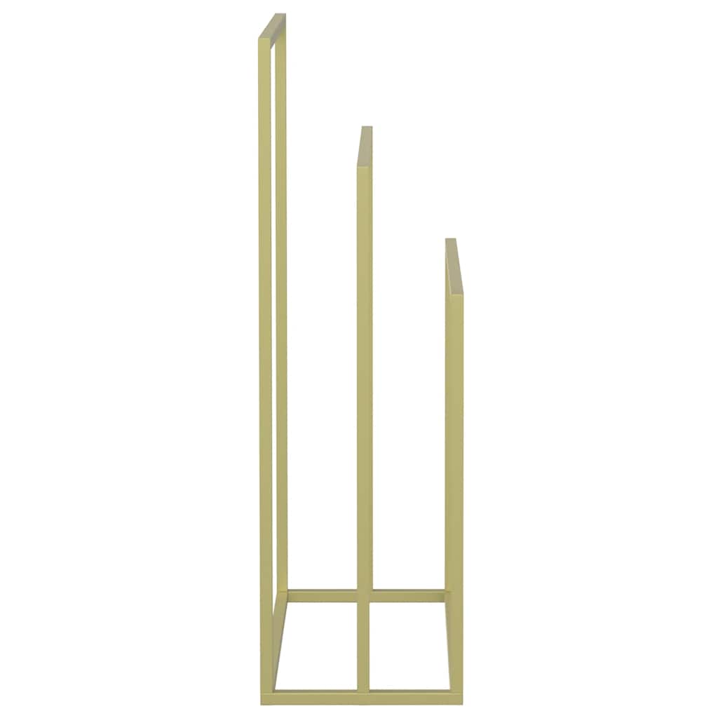 Freestanding Towel Rack Gold 48x24x79 cm Iron
