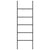 Towel Rack Ladder with 5 Tiers Black 58x175 cm Iron