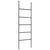 Towel Rack Ladder with 5 Tiers Black 58x175 cm Iron