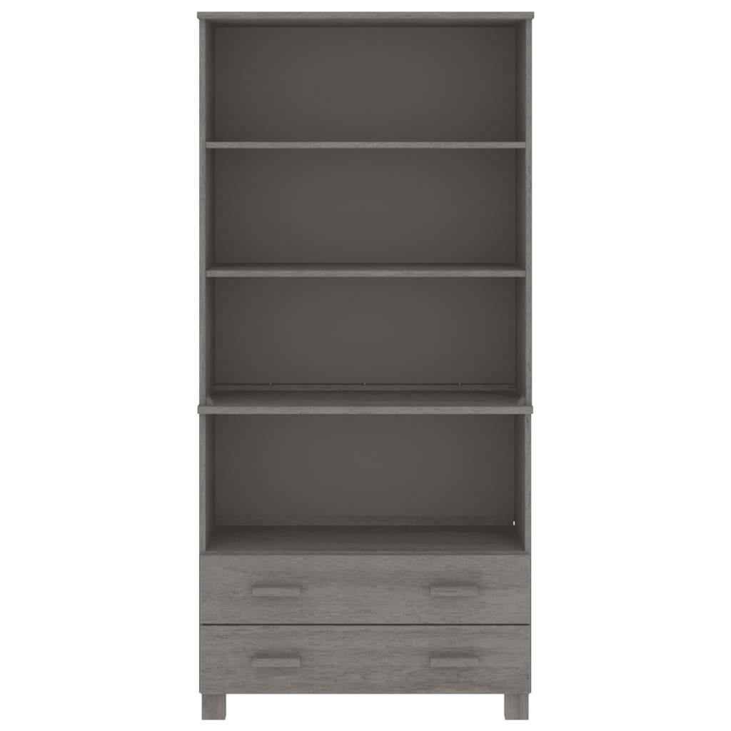 Highboard "HAMAR" Solid Wood Pine Light Grey