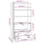 Highboard "HAMAR" Solid Wood Pine Light Grey