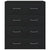 Sideboard with 4 Drawers 60x30.5x71 cm Black