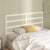 Bed Headboard White 141 cm Solid Wood Pine