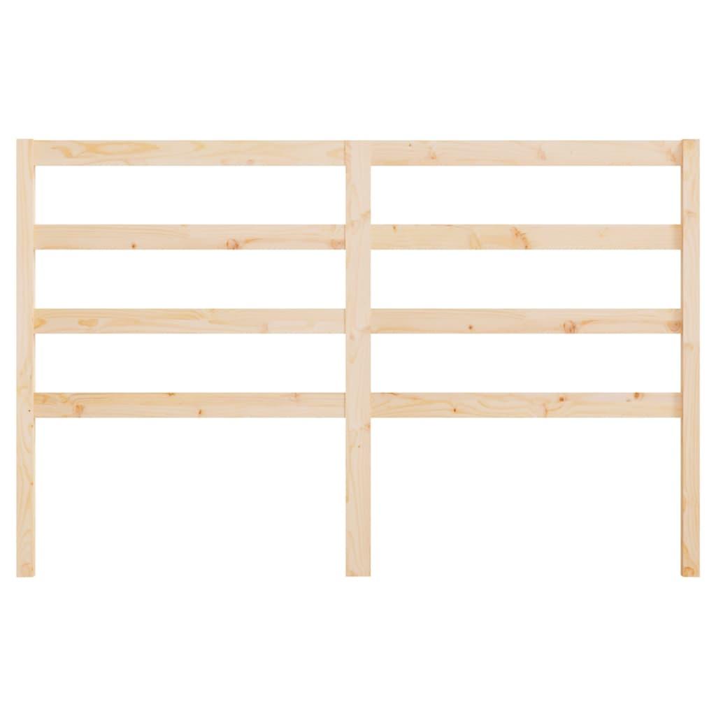 Bed Headboard 156 cm Solid Wood Pine