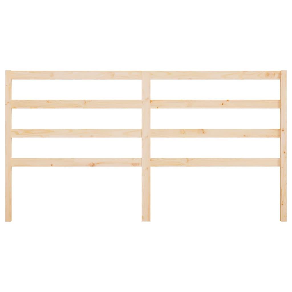 Bed Headboard 186 cm Solid Wood Pine