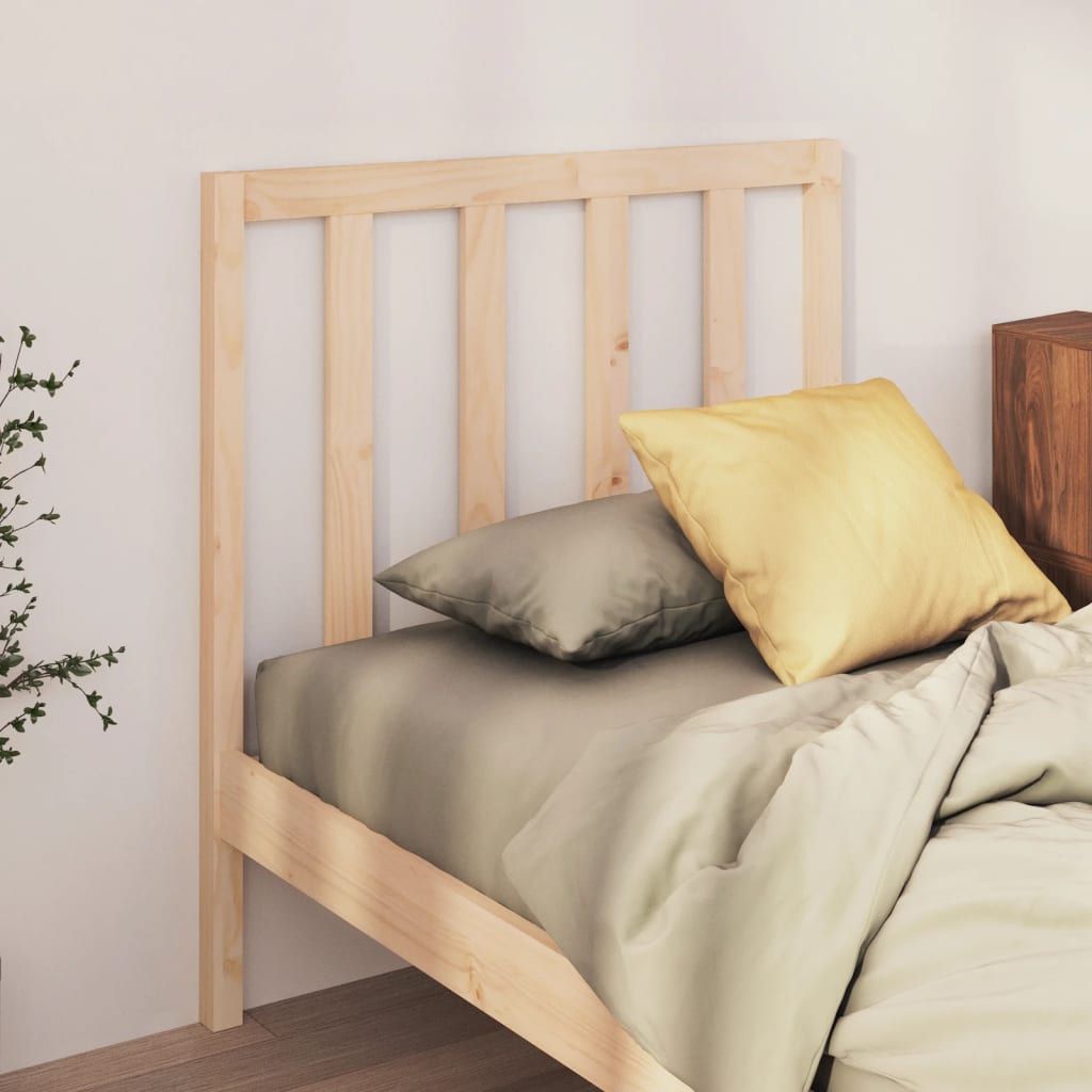 Bed Headboard 96 cm Solid Wood Pine