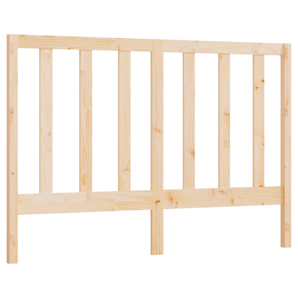 Bed Headboard 141 cm Solid Wood Pine