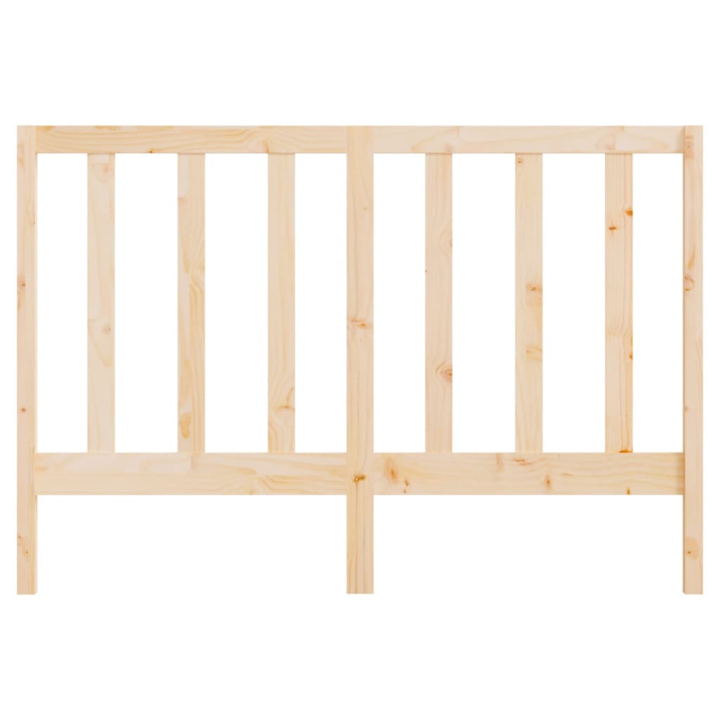 Bed Headboard 141 cm Solid Wood Pine