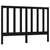 Bed Headboard Black 141 cm Solid Wood Pine