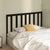 Bed Headboard Black 141 cm Solid Wood Pine