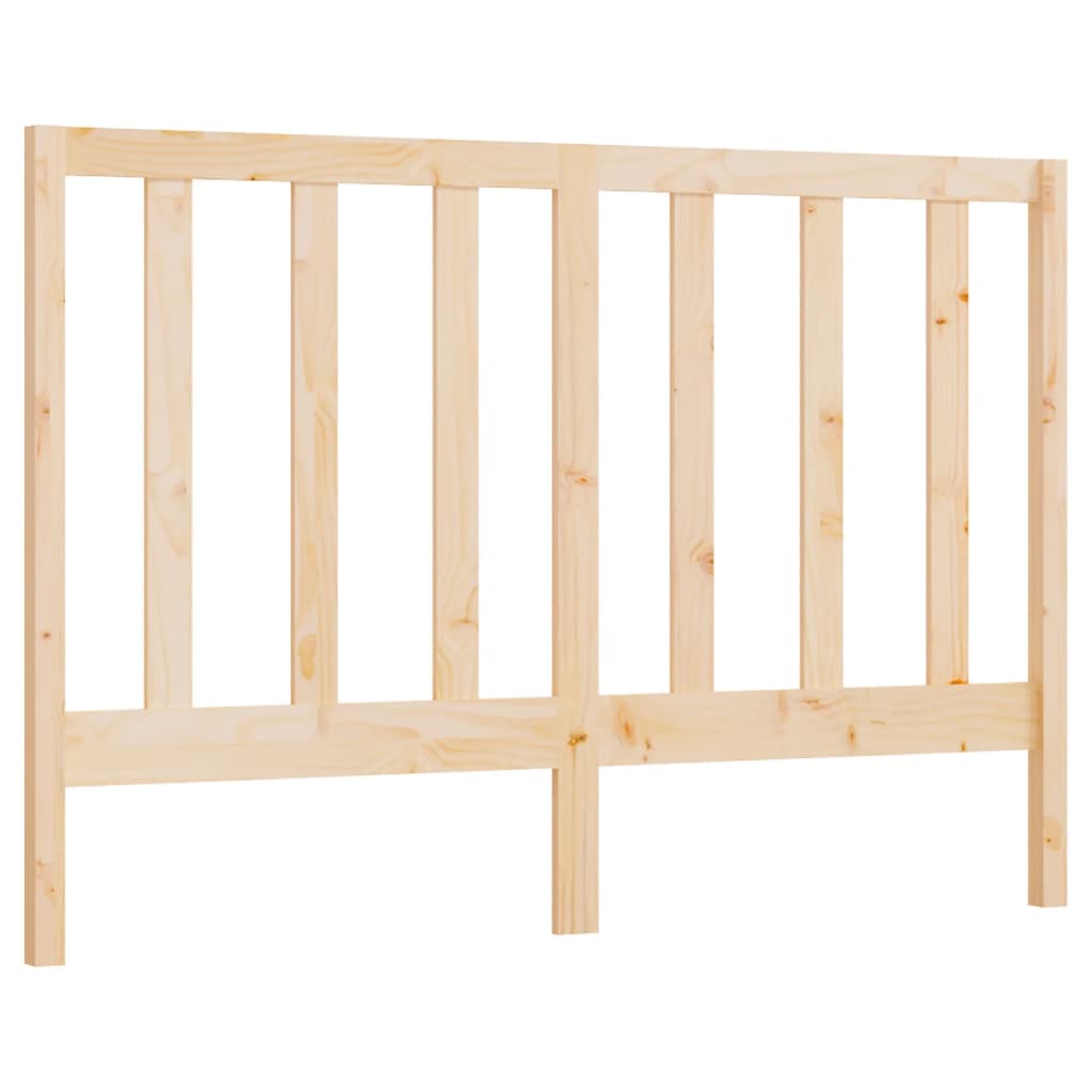 Bed Headboard 156 cm Solid Wood Pine