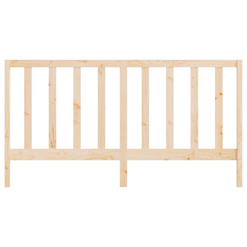 Bed Headboard 186 cm Solid Wood Pine