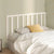 Bed Headboard White 141 cm Solid Wood Pine