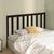 Bed Headboard Black 141 cm Solid Wood Pine