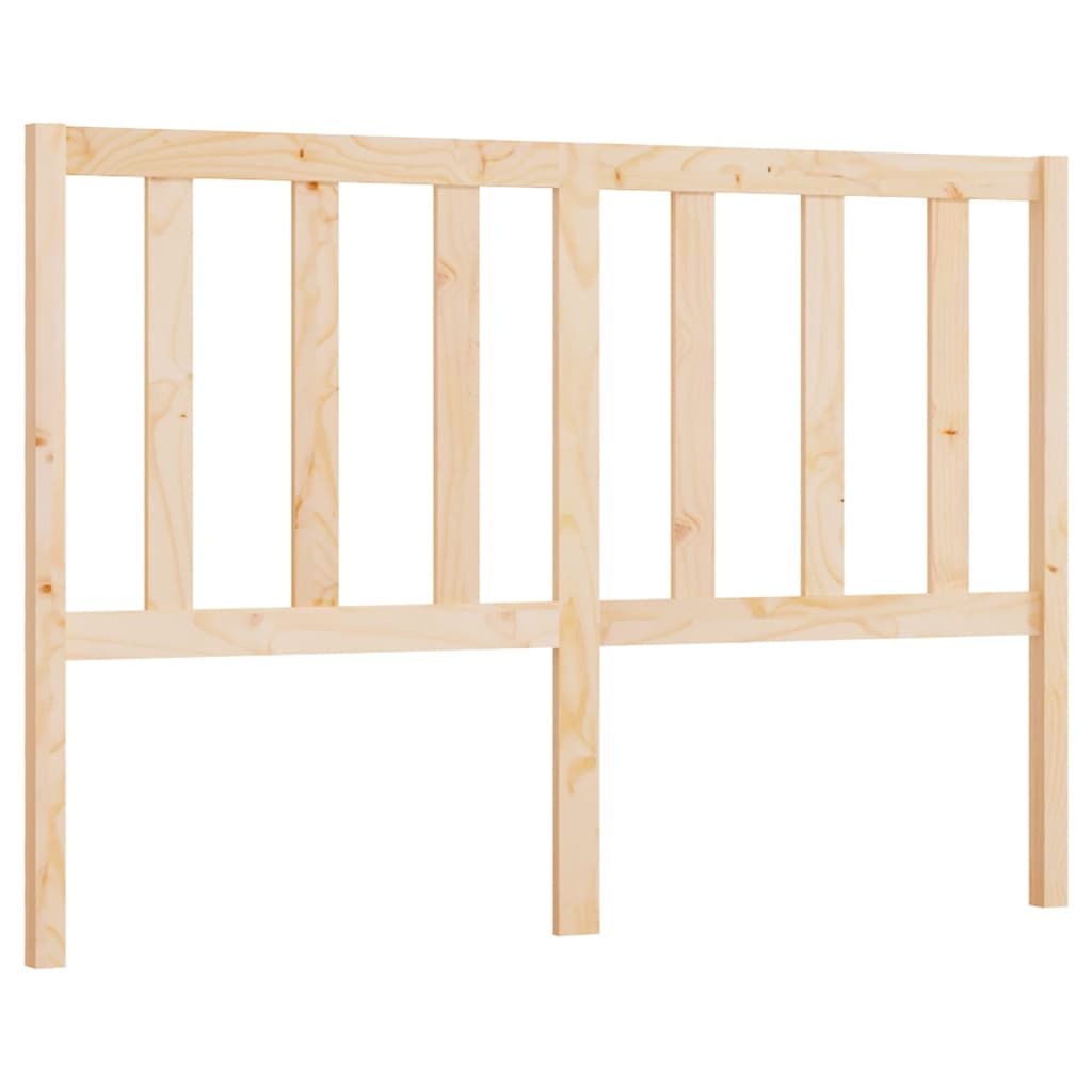 Bed Headboard 156 cm Solid Wood Pine