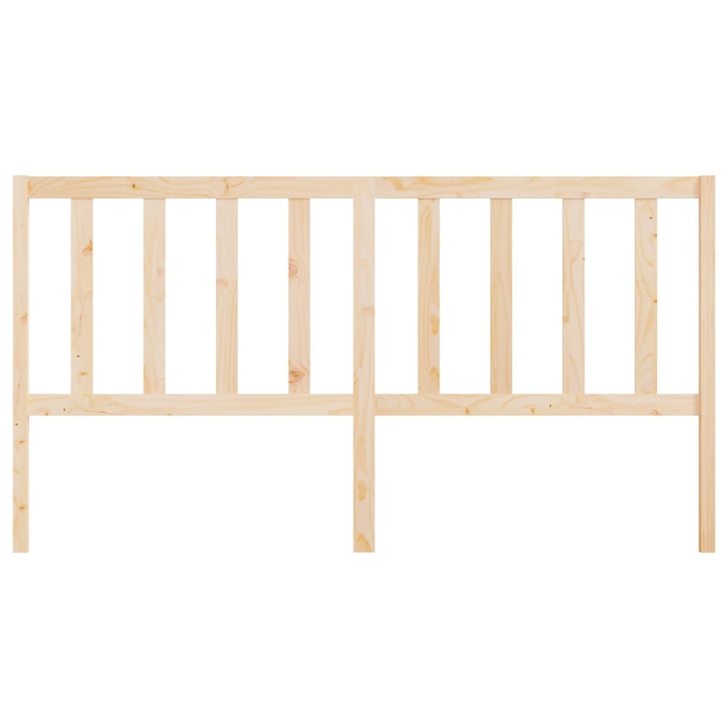 Bed Headboard 186 cm Solid Wood Pine