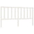 Bed Headboard White 186 cm Solid Wood Pine