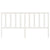 Bed Headboard White 186 cm Solid Wood Pine