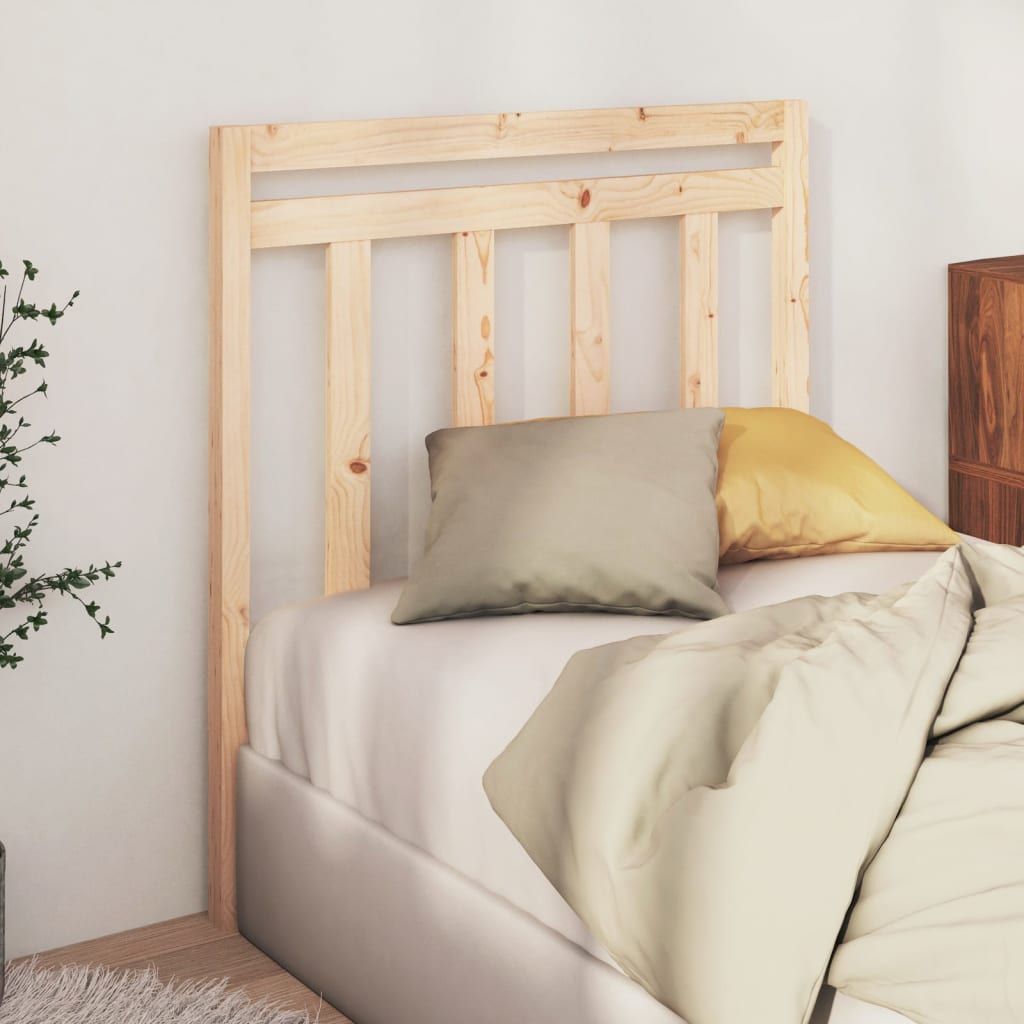 Bed Headboard 96 cm Solid Wood Pine