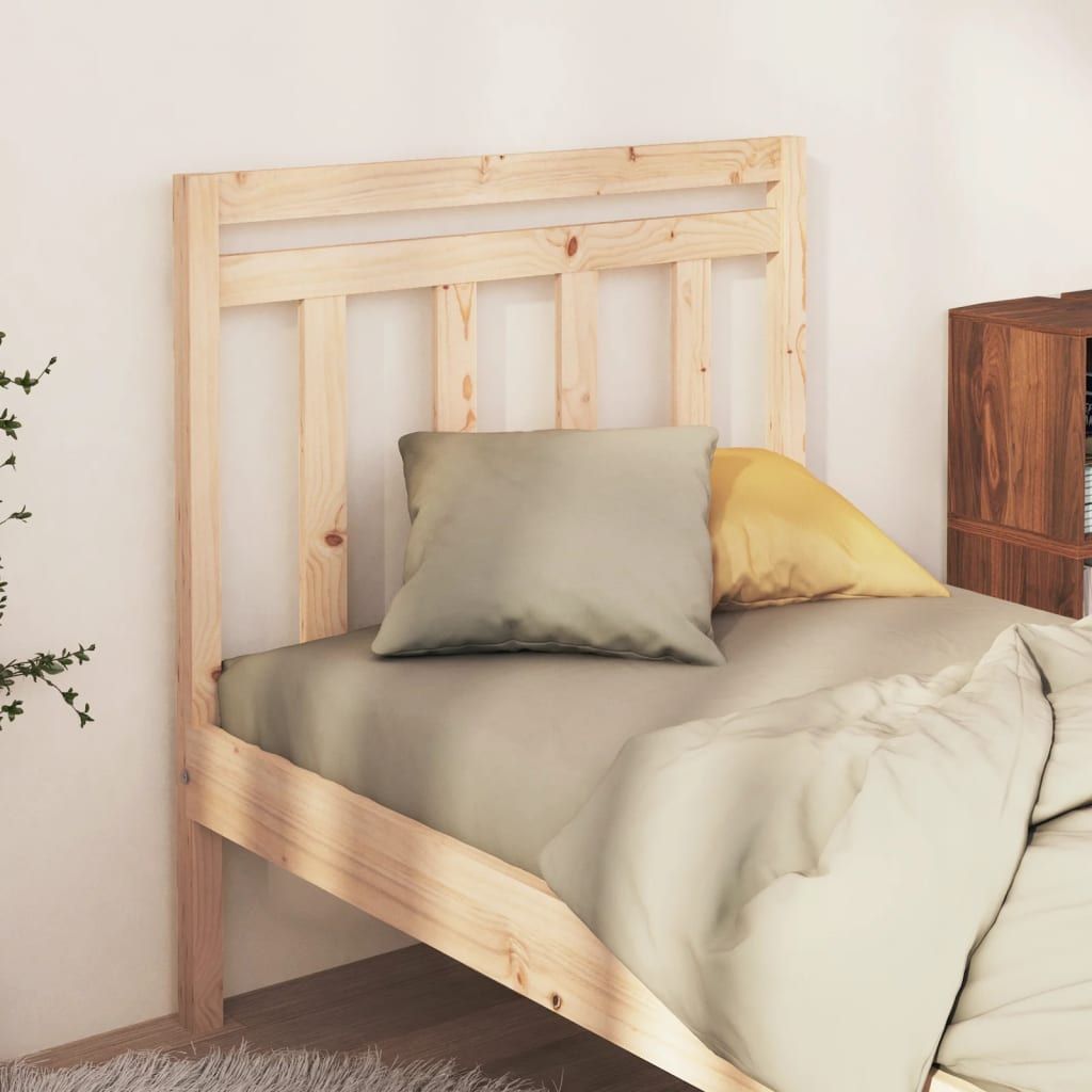 Bed Headboard 96 cm Solid Wood Pine