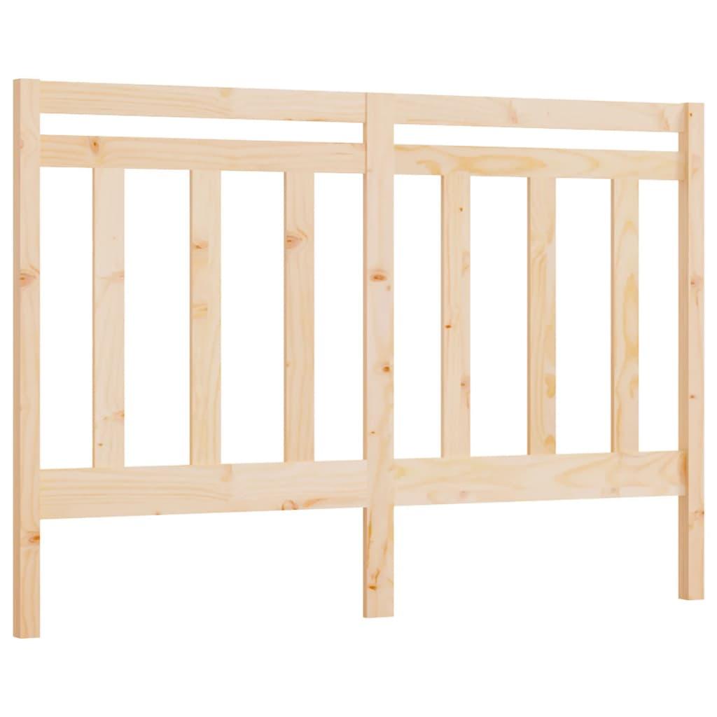 Bed Headboard 141 cm Solid Wood Pine