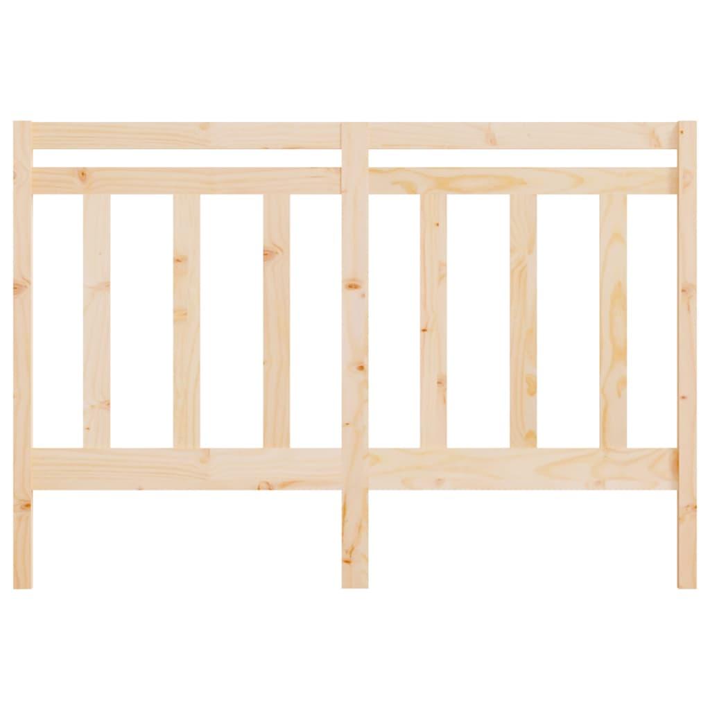Bed Headboard 141 cm Solid Wood Pine