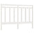 Bed Headboard White 141 cm Solid Wood Pine