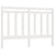 Bed Headboard White 141 cm Solid Wood Pine