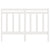 Bed Headboard White 141 cm Solid Wood Pine