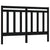 Bed Headboard Black 141 cm Solid Wood Pine