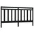 Bed Headboard Black 186 cm Solid Wood Pine