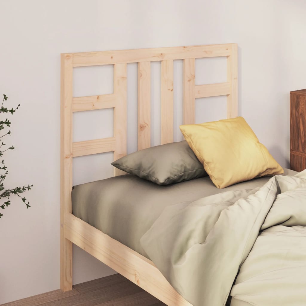 Bed Headboard 96 cm Solid Wood Pine