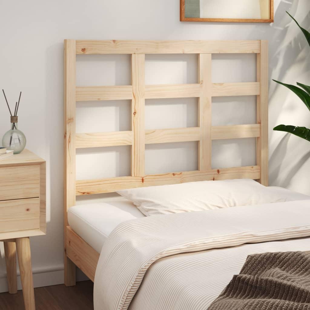 Bed Headboard 95.5 cm Solid Wood Pine