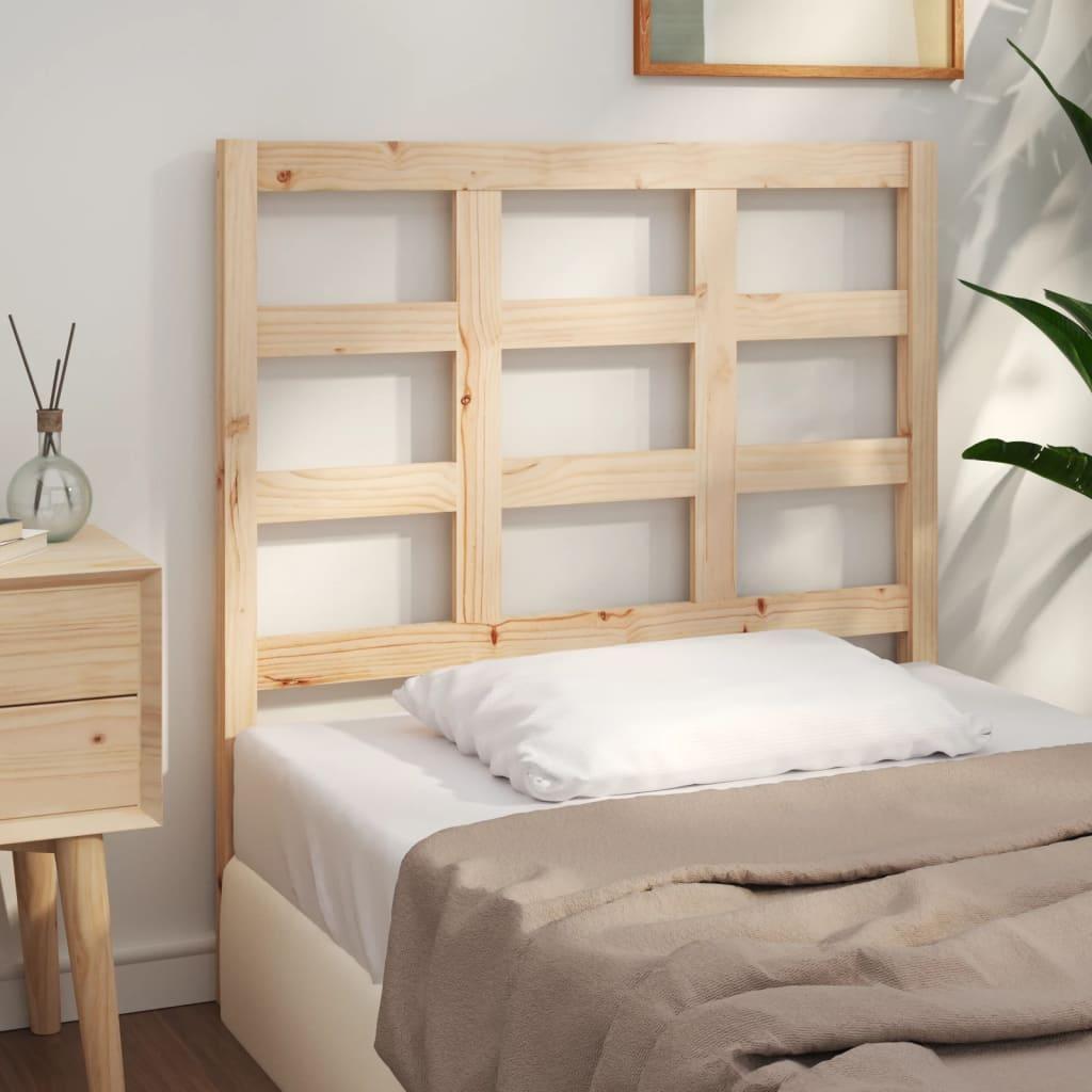 Bed Headboard 95.5 cm Solid Wood Pine