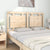 Bed Headboard 140.5 cm Solid Wood Pine