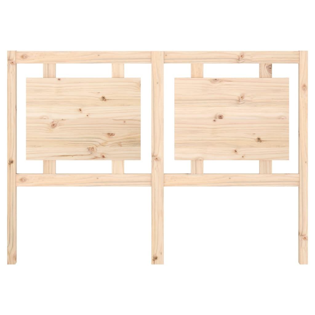 Bed Headboard 140.5 cm Solid Wood Pine