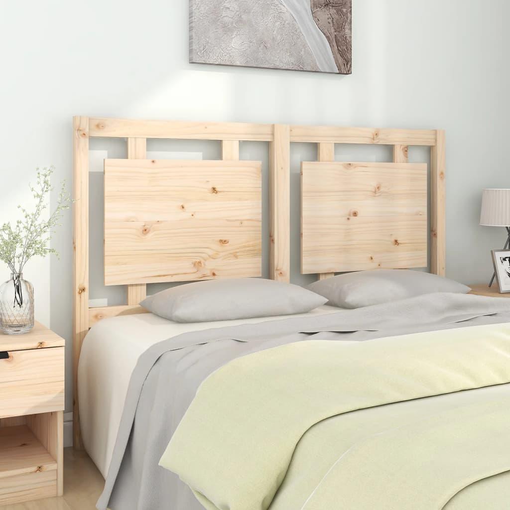 Bed Headboard 140.5 cm Solid Wood Pine