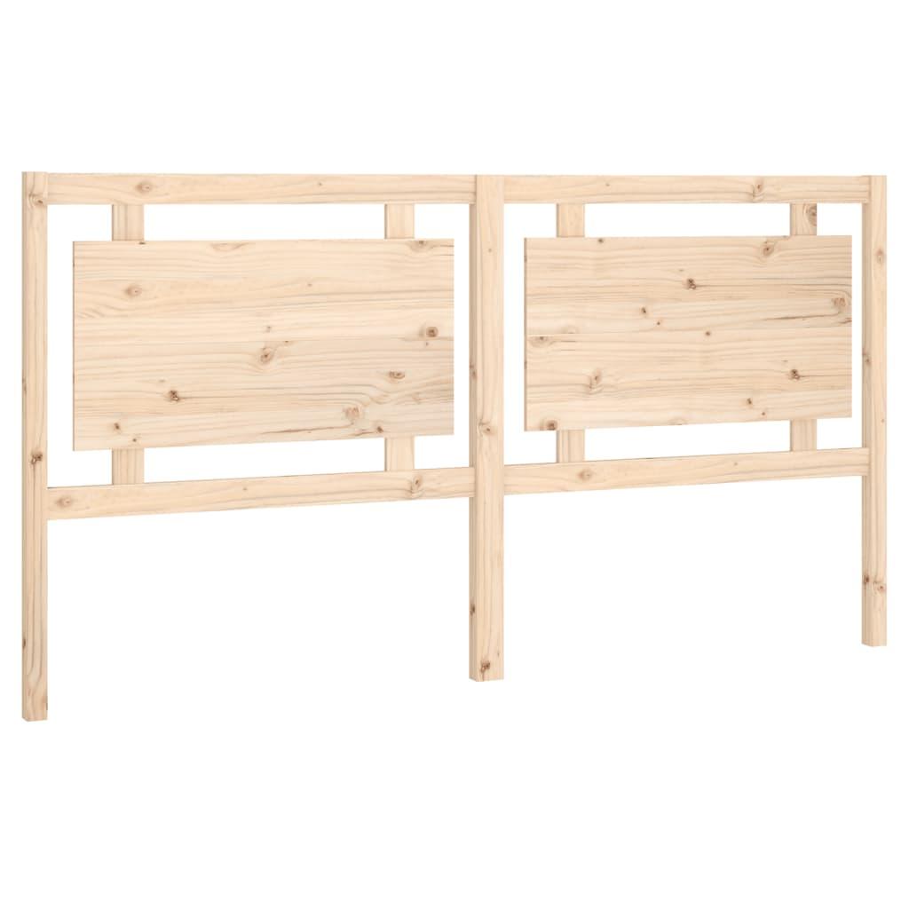 Bed Headboard 185.5 cm Solid Wood Pine