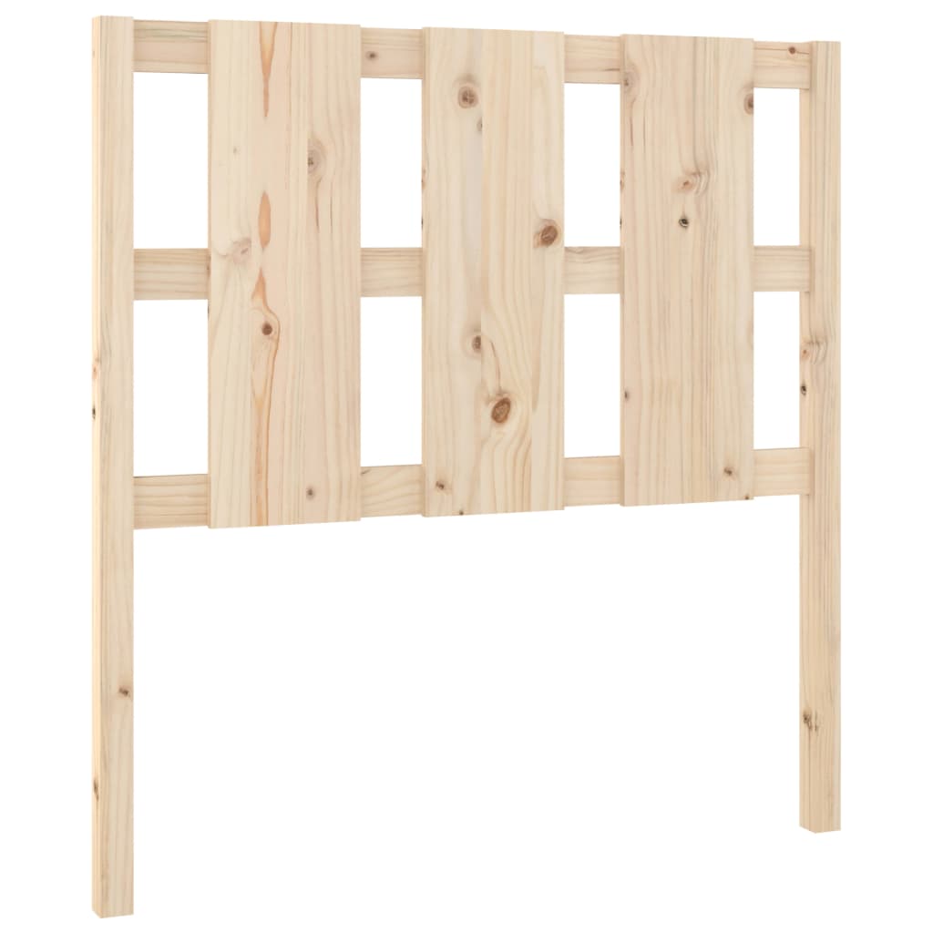 Bed Headboard 95.5 cm Solid Wood Pine