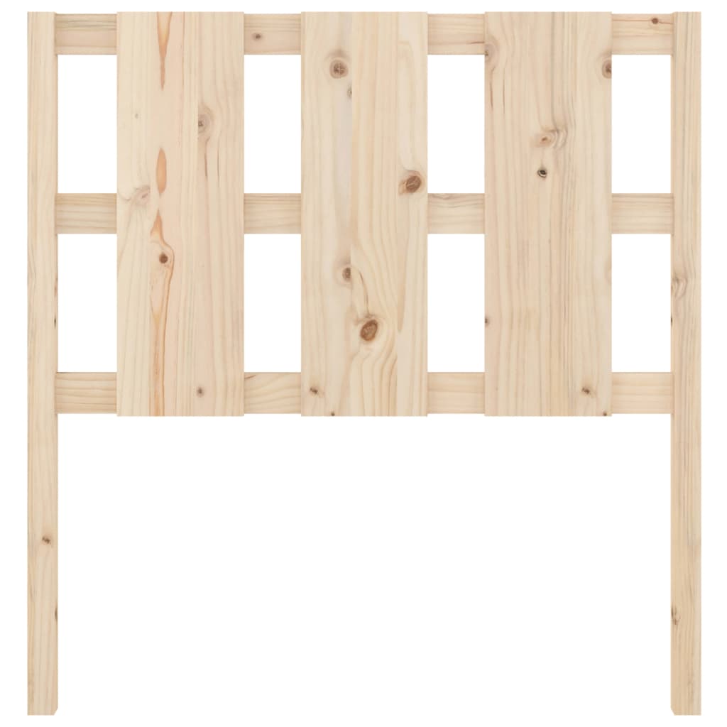 Bed Headboard 95.5 cm Solid Wood Pine