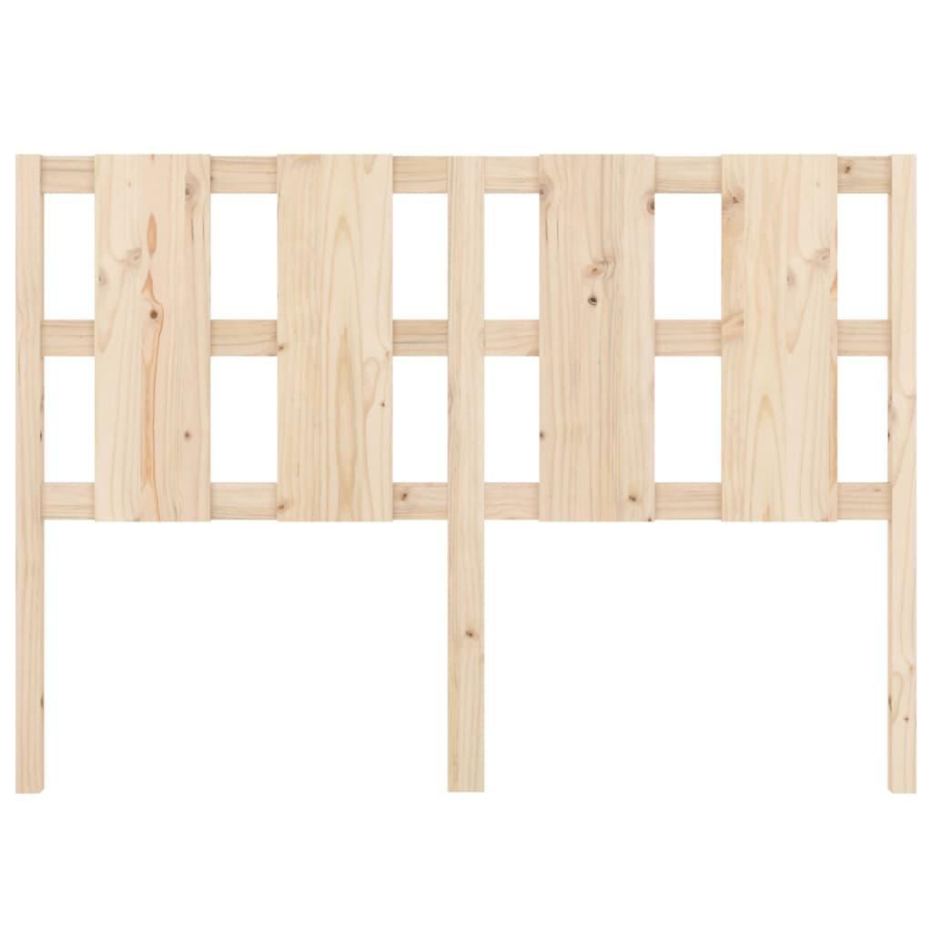 Bed Headboard 140.5 cm Solid Wood Pine