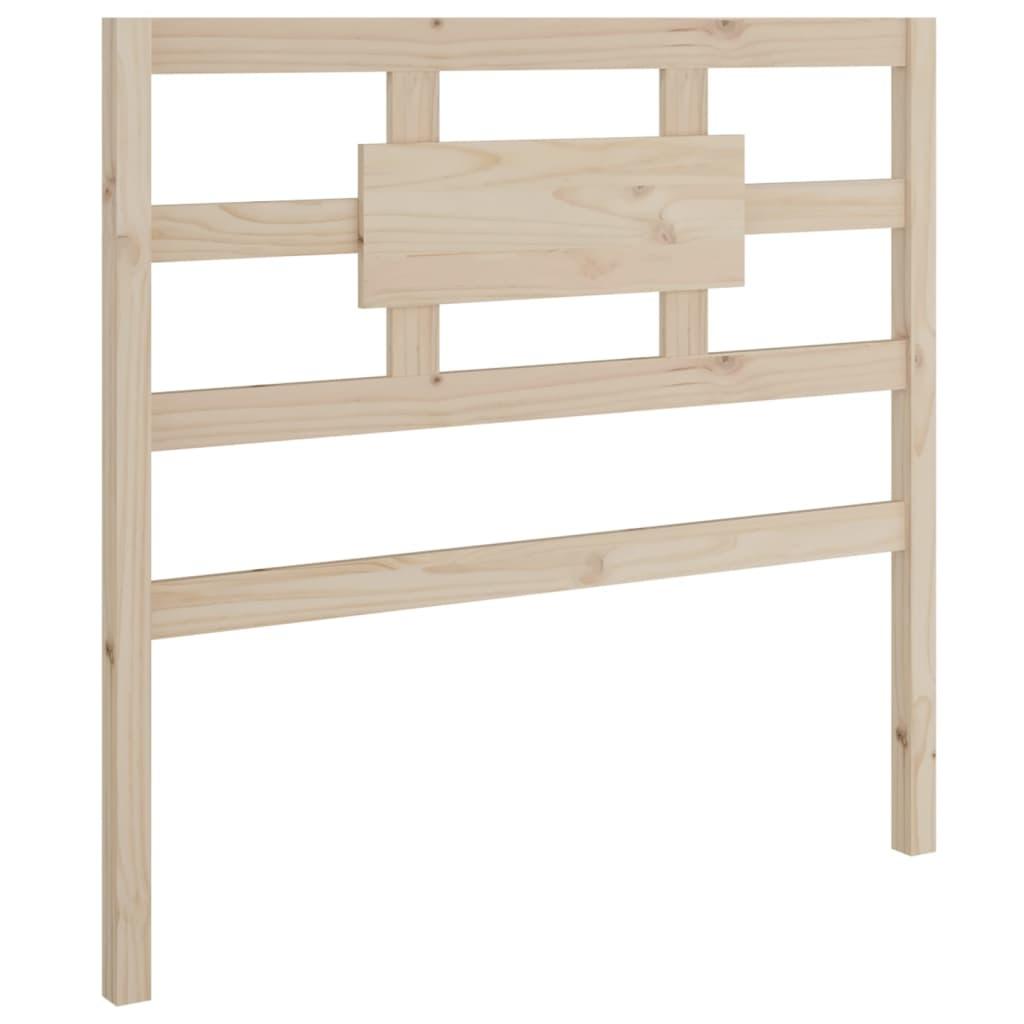 Bed Headboard 95.5 cm Solid Wood Pine