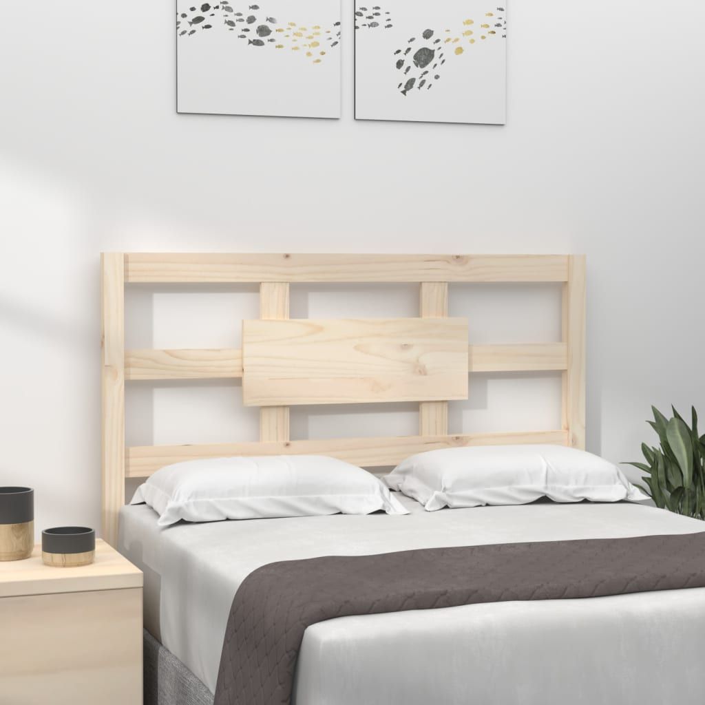 Bed Headboard 95.5 cm Solid Wood Pine