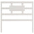 Bed Headboard White 95.5 cm Solid Wood Pine