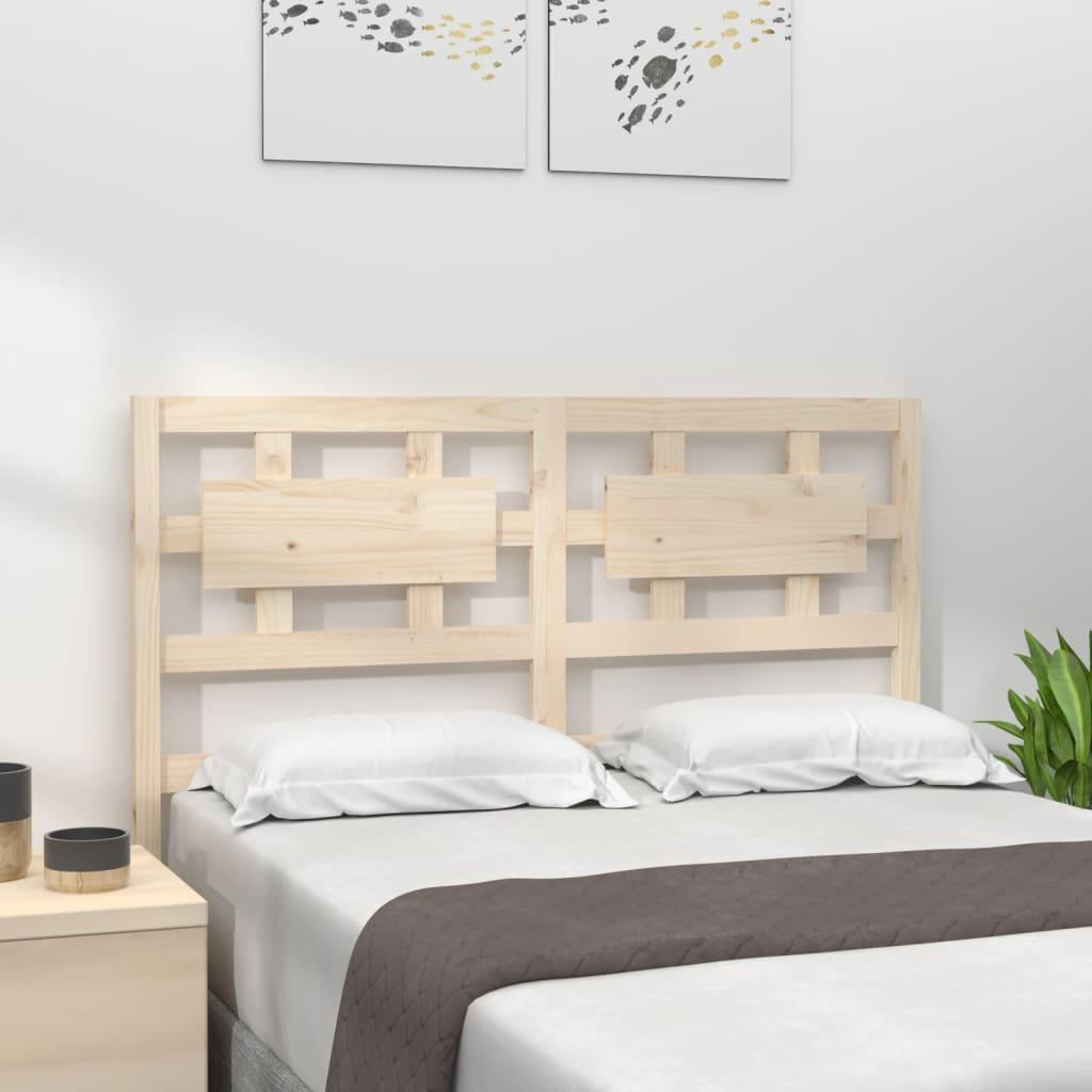 Bed Headboard 140.5 cm Solid Wood Pine