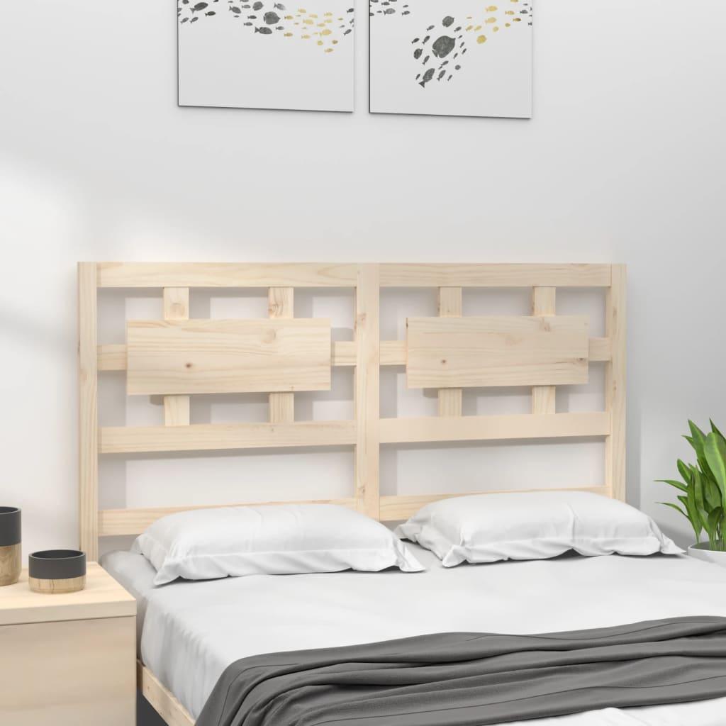 Bed Headboard 155.5 cm Solid Wood Pine