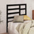 Bed Headboard Black 96 cm Solid Wood Pine